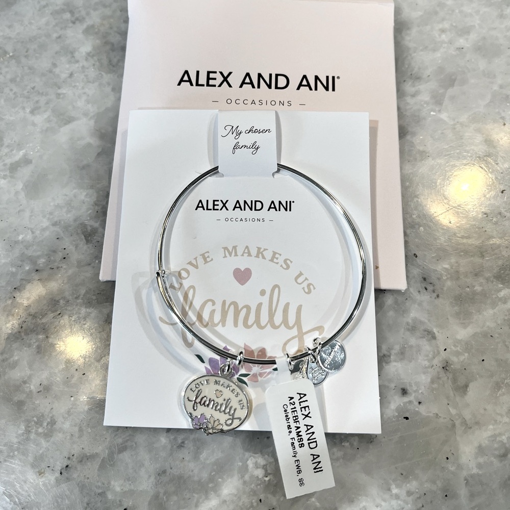 Alex and Ani “Love Makes Us Family” Bracelet